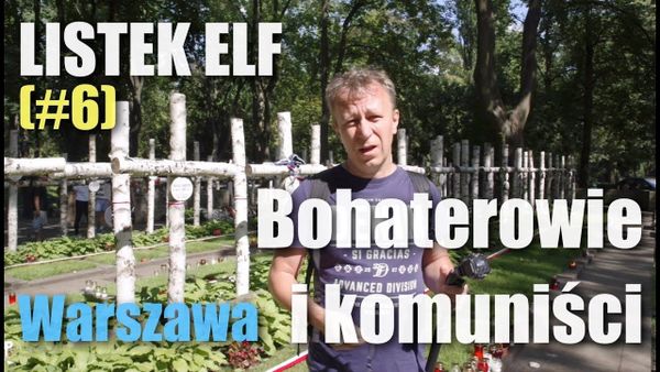 Listek Elf na Powązkach Wojskowych - Bohaterowie i Komuniści